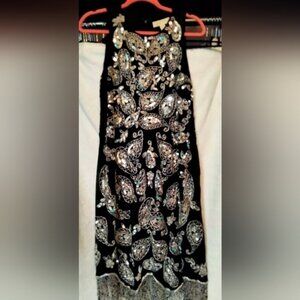 Michael Michael Kors Beaded Black Dress Size Small